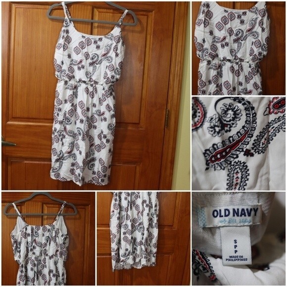 Small Dress Lot of 4 Old Navy Aeropostal Rue 21 Mini Maxi Print dresses - Picture 8 of 10